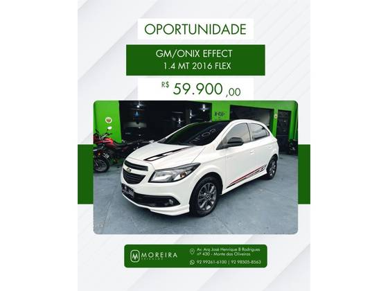 CHEVROLET ONIX 1.4 MPFI EFFECT 8V FLEX 4P MANUAL CHEVROLET ONIX 1.4 MPFI EFFECT 8V FLEX 4P MANUAL